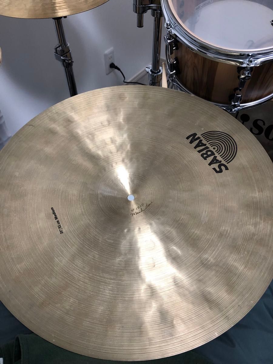 SABIAN Artisan 20インチ　 ライド シンバル RIDE medium ミディアム　セイビアン　アーティザン