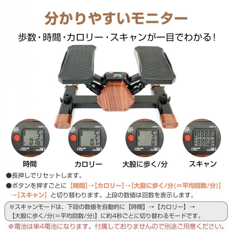 1円 ステッパー サイドステッパー 足踏み 運動器具 踏み台昇降 ダイエット グッズトレーニング プレゼント 筋トレ エクササイズ de146の画像9