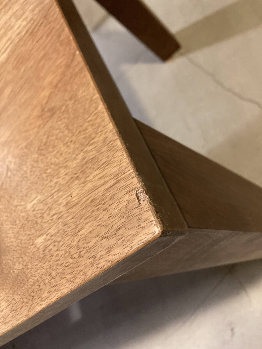 【 ACTUS アクタス 】RENダイニングテーブル 150×80 ウォールナット 木製家具 無垢材 _画像9
