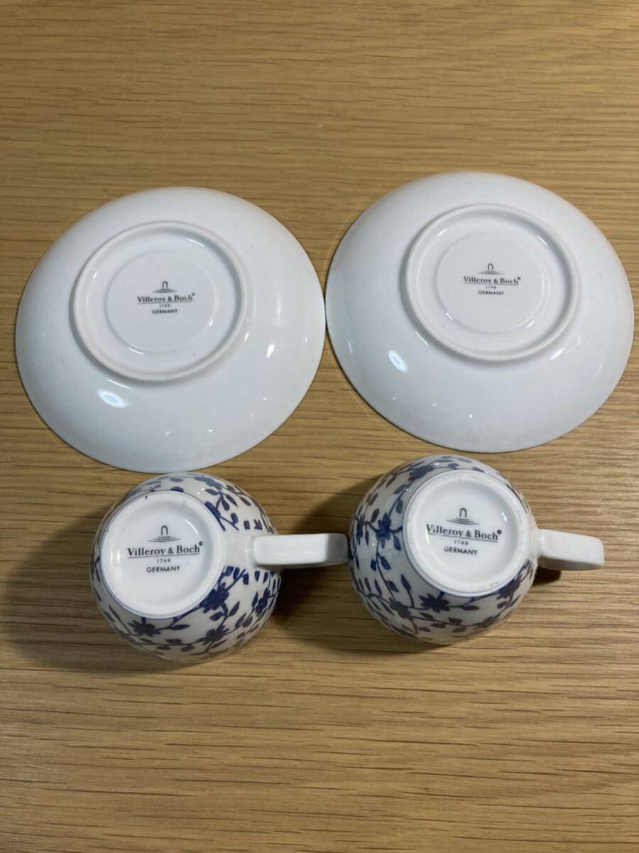 ▼ビレロイ&ボッホ≪カップ&ソーサー 2客≫Villeroy&Boch カフェクラブ デミタス エスプレッソ