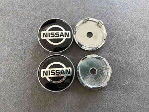 NISSAN ニッサン日産用 ホイールセンターキャップ 外径60mm 4個セットハブキャップ ホイールカバー エンブレムステッカー 送料無料_画像2