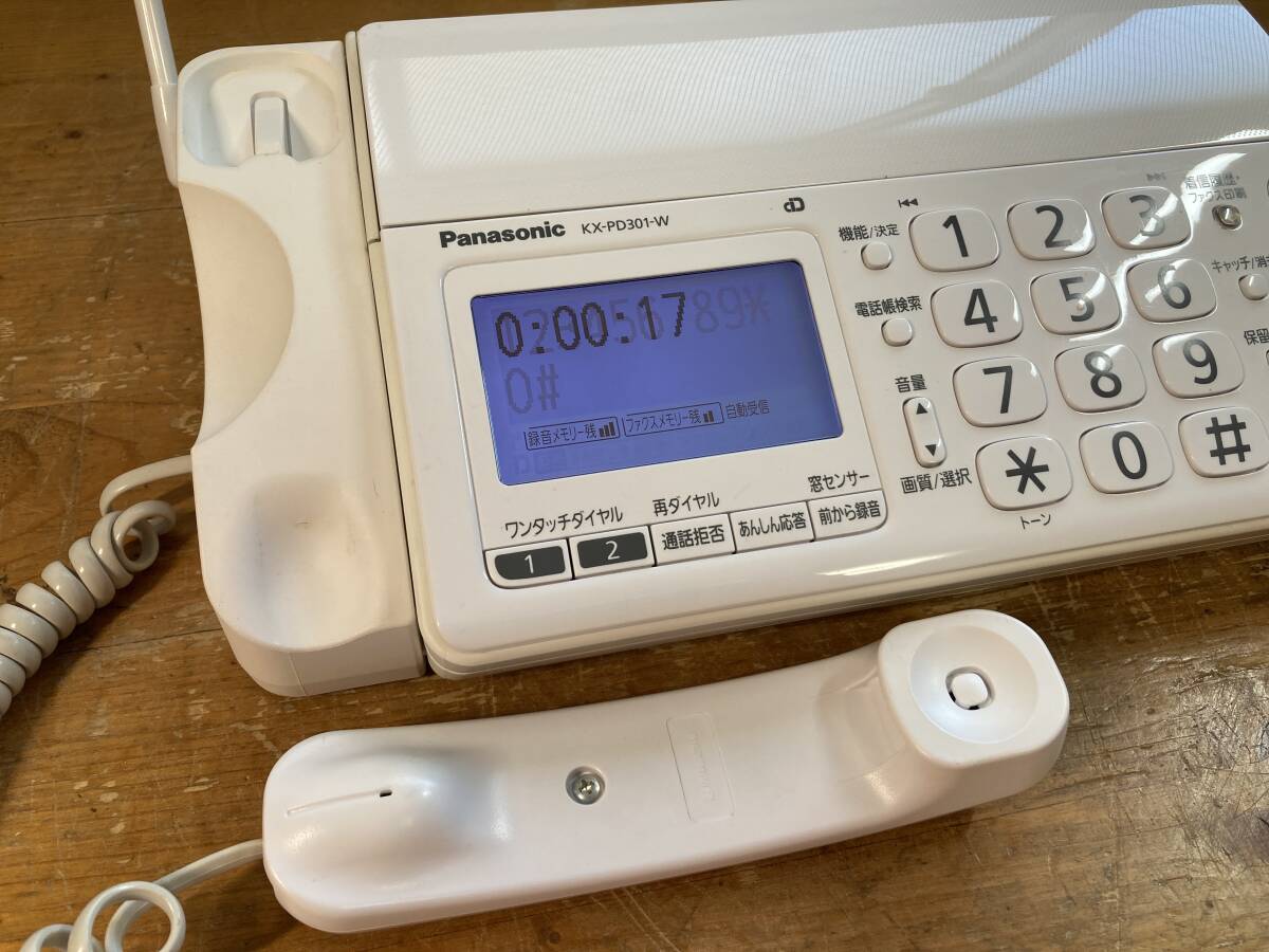 Panasonic Panasonic ..... personal факс KX-PD301DL 32414ym факс обыкновенная бумага FAX родители машина беспроводная телефонная трубка 
