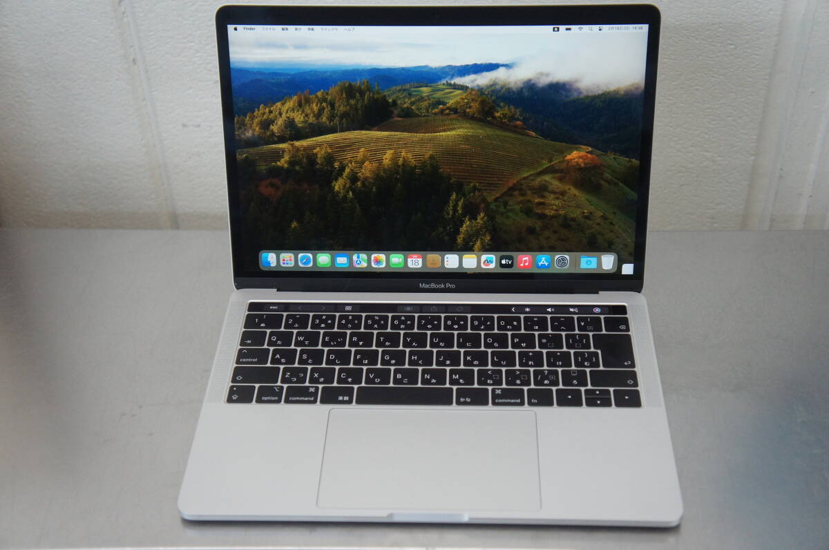 中古 MacBook Pro 13-inch, 2018, Four Thunderbolt 3 Ports 　i5/16GB/512GB/2560×1600_画像3