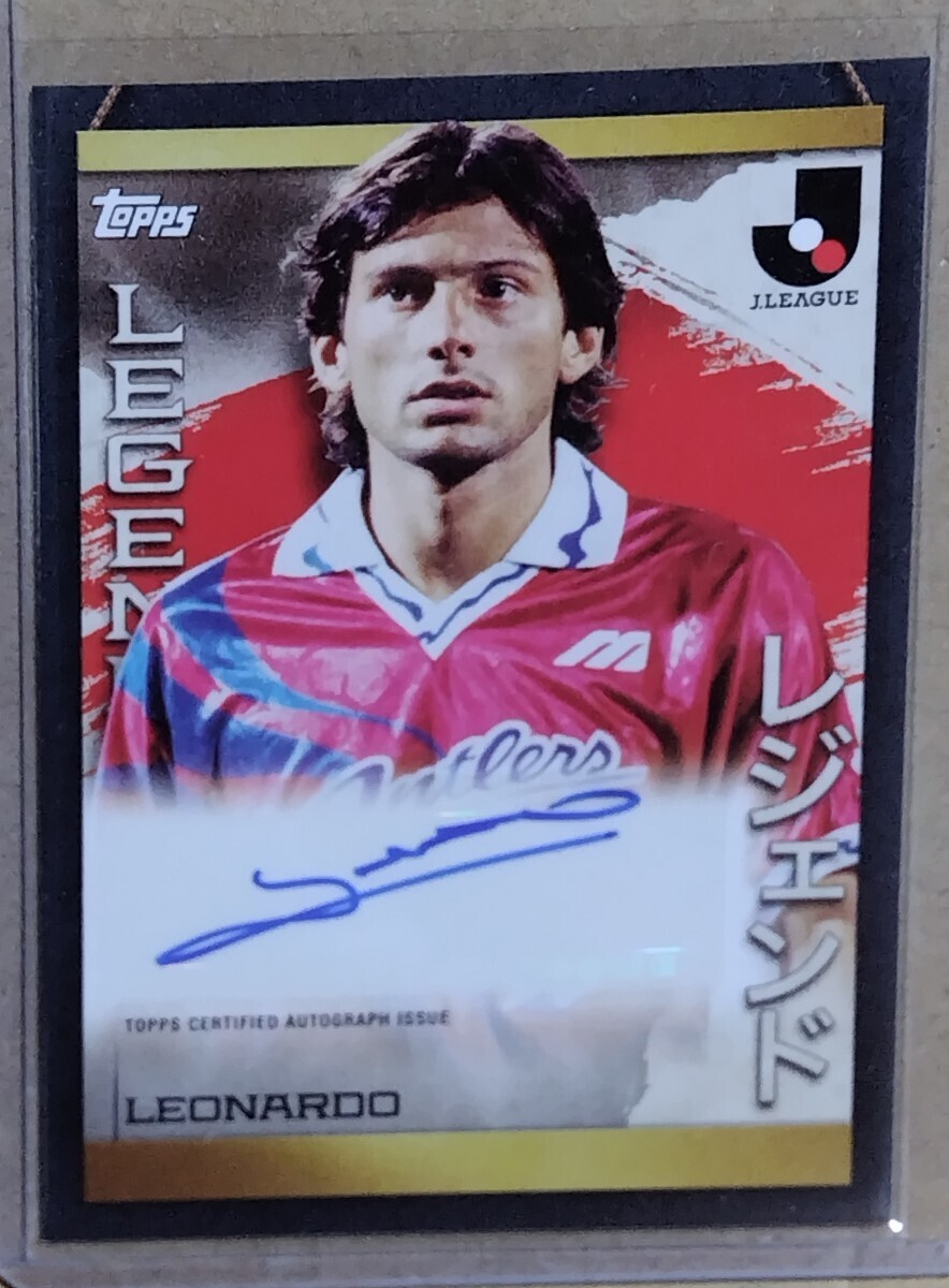 2023 TOPPS Jカード FLAGSHIP レオナルド 直筆サインカード _画像1