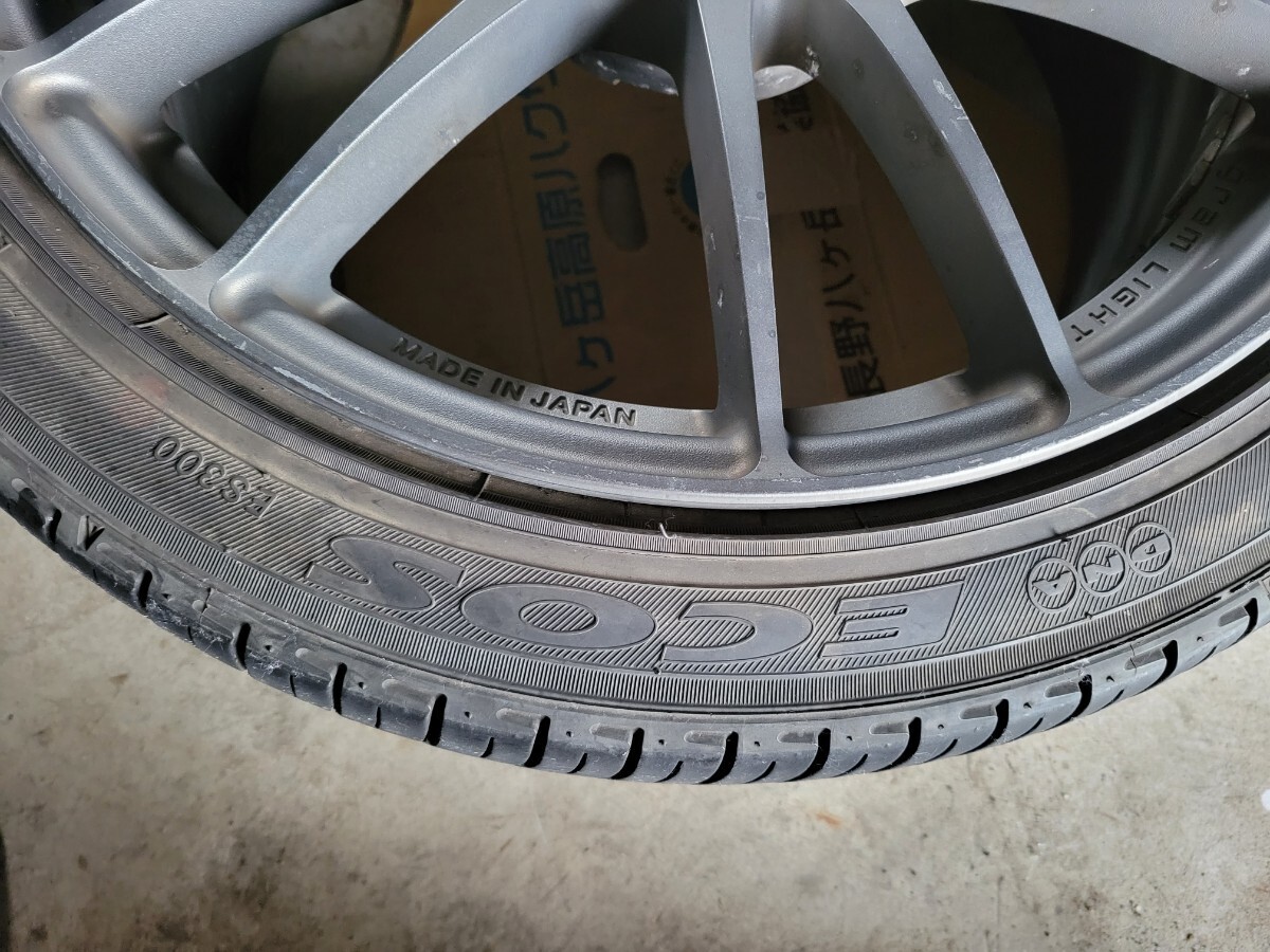 レイズ グラムライツ 57XTREME 8.5J+45 235/40R18 ４本セット シビック インプレッサ WRXなどにの画像4