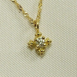 好きに 13538円 18金イエローゴールド 石 1粒 ペンダント ジュエリー ゴールド