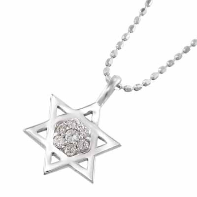 【在庫限り】 ジュエリー ダイアモンド 17680円 ネックレス 4 星 ヘキサグラム その他
