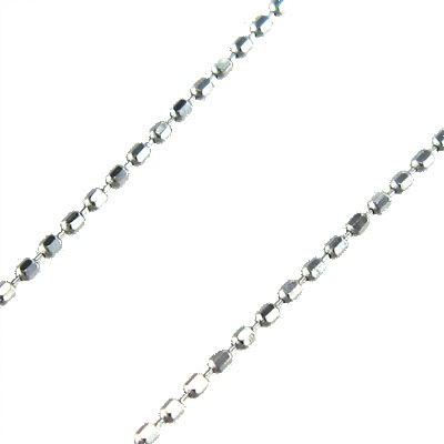 安価 k10ホワイトゴールド チェーン 0.8mm カットボールチェーン ゴールド
