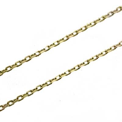 信頼への信頼 k18イエローゴールド チェーン 0.34mm アズキチェーン ネックレス ゴールド