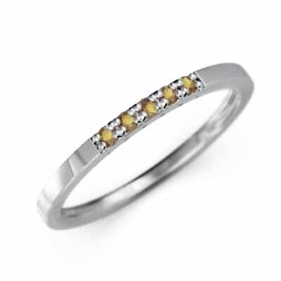 芸能人愛用 11529円 5ストーン リング エタニティー ハーフ リング 平打ち ゴールド