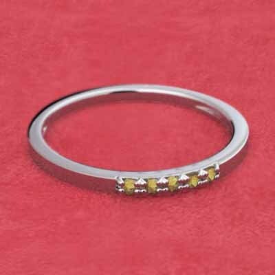 55%以上節約 リング 平打ち 11529円 ハーフ 5ストーン リング エタニティー ゴールド