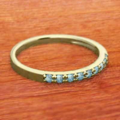 超特価激安の商品をすべて ハーフ リング 平打ち 14744円 一文字 リング スレンダー リング トパーズ