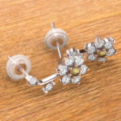 【再入荷!】 29488円 ペアピアス シトリントパーズ 天然ダイヤモンド Pt900 その他