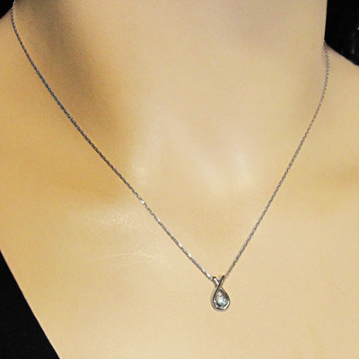 売れ筋ランキングも掲載中! 13477円 デザイン アクア ネックレス ジュエリー 一粒 クロス ゴールド