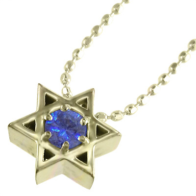 最高級 10540円 サファイア(青) ジュエリー ネックレス ヘキサグラム 星 サファイア