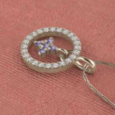 スーパーセール 目玉商品 ネックレス ジュエリー 19566円 クロス アメジスト(紫 デザイン アメジスト