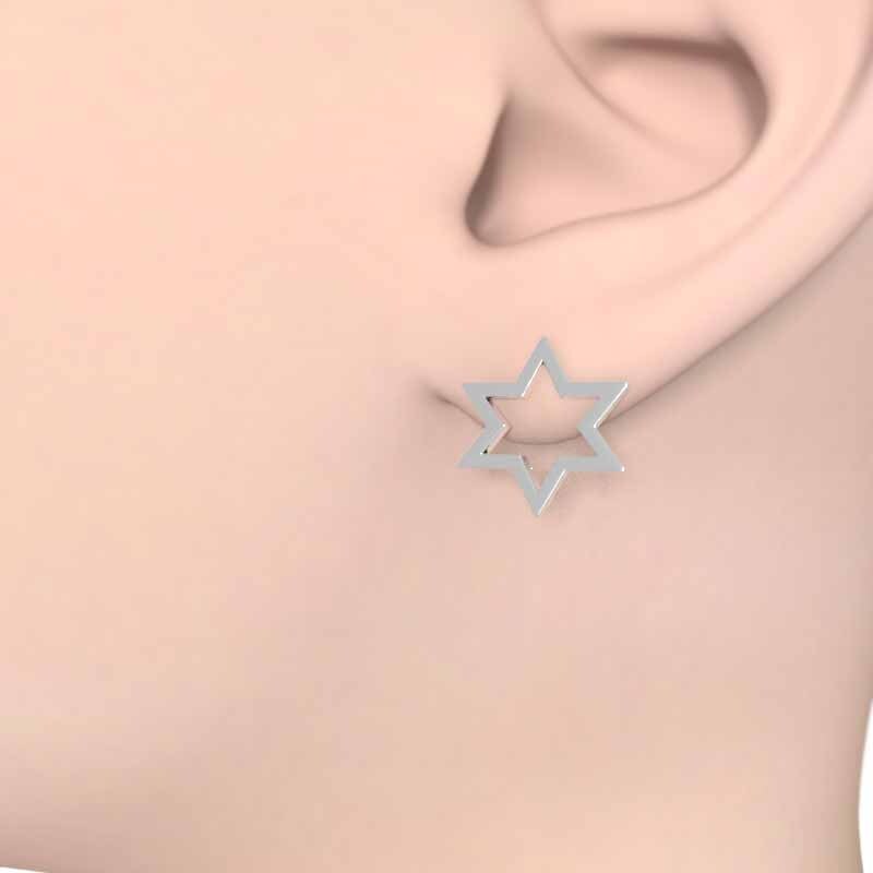 今話題のアイテムを ペアピアス プラチナ900 17989円 シンプル キャッチ付き 六芒星 プラチナ