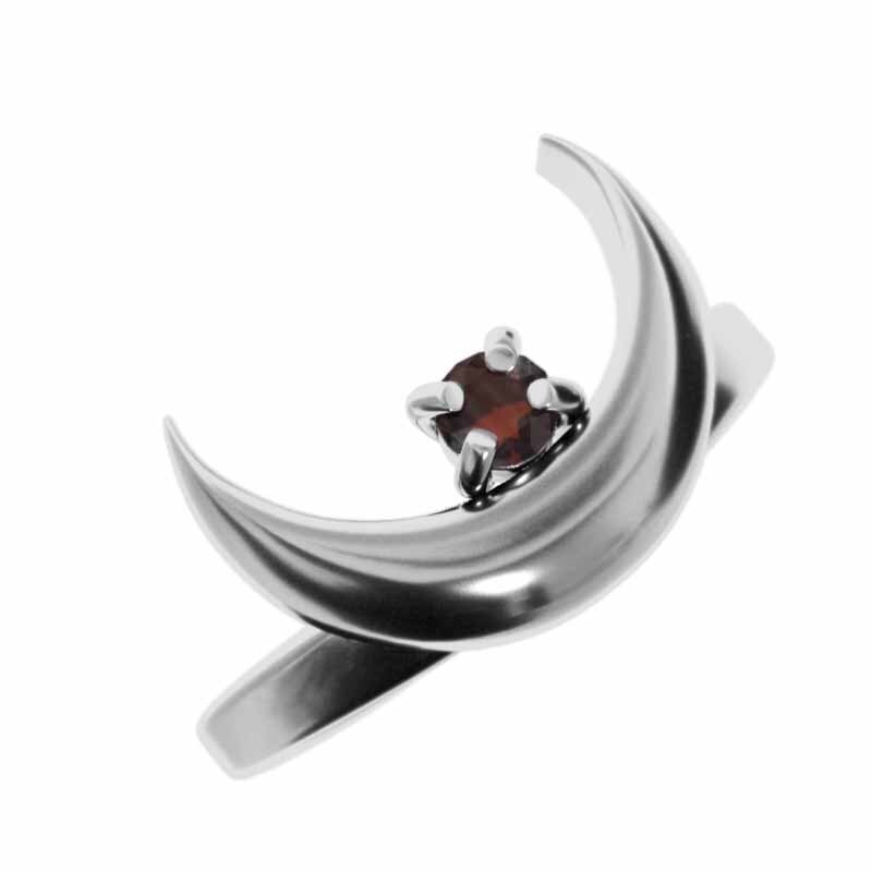 経典 石 1粒 指輪 プラチナ900 22749円 ガーネット ムーン 1月誕生石 プラチナ