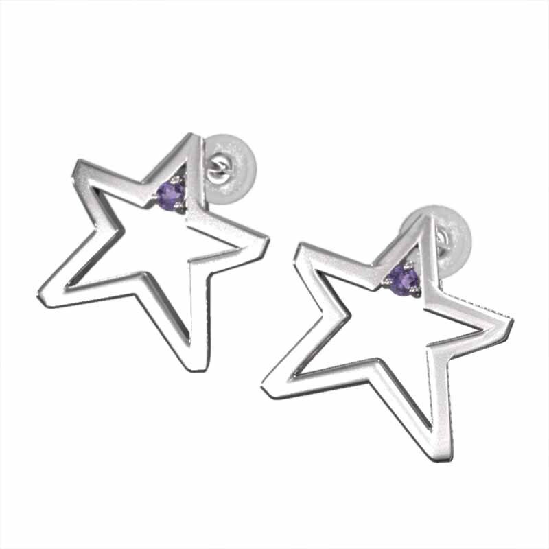 爆買いしたい ピアス ペア 白金(プラチナ)900 一粒 2月 アメシスト(紫水晶) アメジスト