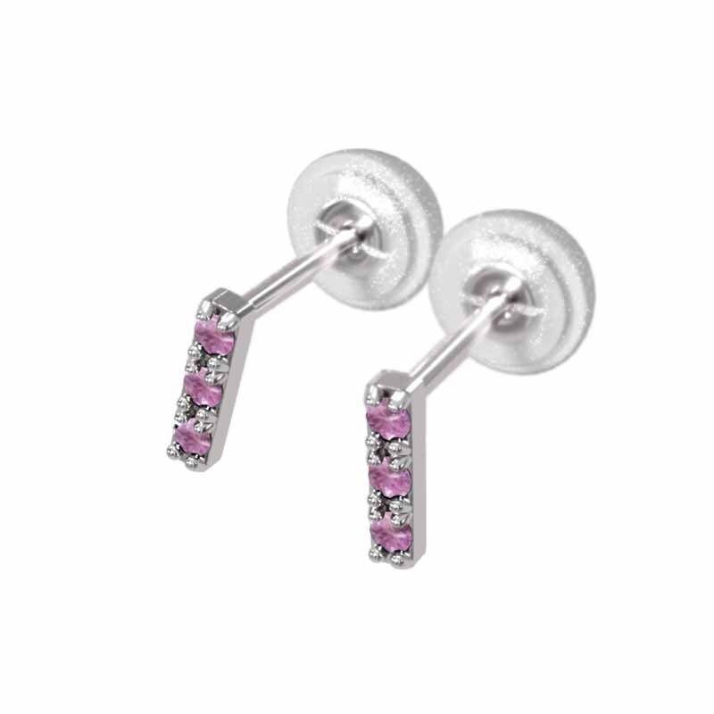 【送料無料】 8624円 ペアピアス 18金ホワイトゴールド プレート スリー その他