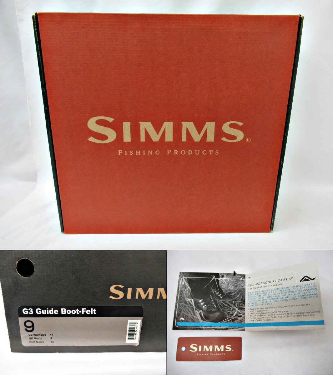 [fns] 美品 SIMMS シムス G3 guide boot felt ウェーディング ブーツ シューズ 27cm 25556-00の画像10