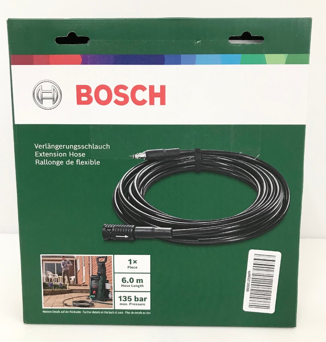 【rmm】 新品 未開封 BOSCH ボッシュ 高圧洗浄機用 延長 高圧ホース 6m 品番：F016800361_画像2