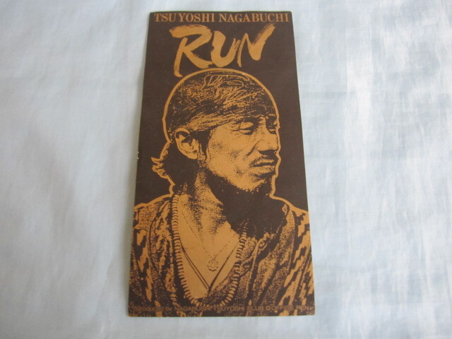 Только наклейки. 8 см. CD Сингл Tsuyoshi Nagabuchi Run