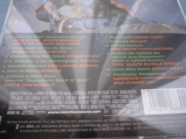 輸入盤CD Fast Five MEGA MAX + Fast & Furious Original Motion Picture Soundtrack (ワイルド スピード サントラ _画像2