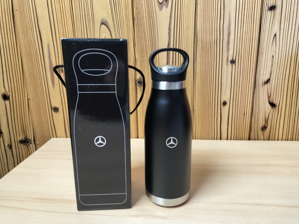 * unused Mercedes Benz original vacuum two layer stainless steel tumbler black Novelty *