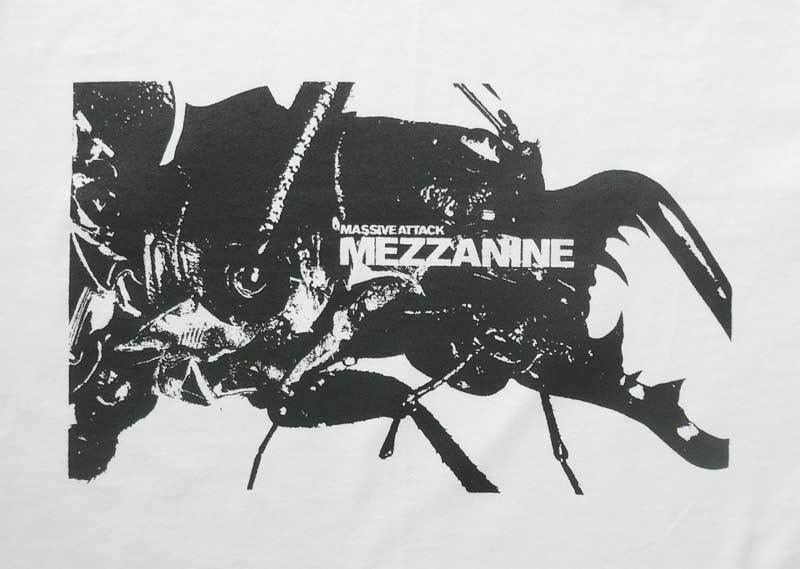 【新品】Massive Attack Tシャツ Lサイズ Mezzanine マッシブ・アタック バンクシー ブリストル ヘッズ アブストラクト_画像2