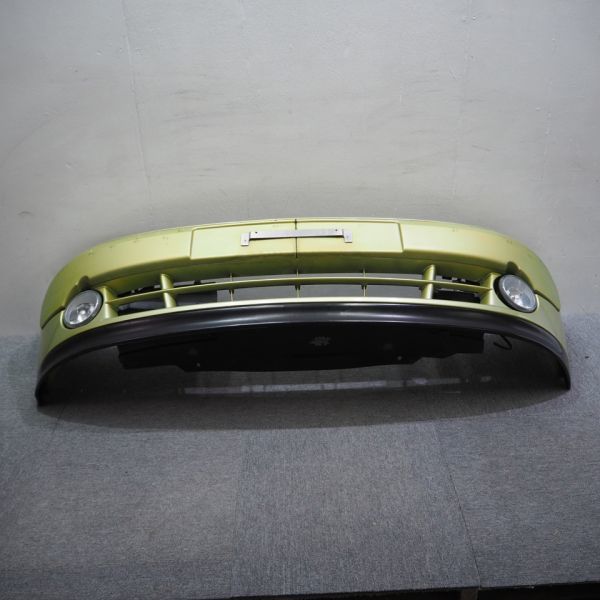 * stock disposal price * Renault Kangoo KCK4M original front bumper 8200152587 foglamp attaching . green 099 (S1K262)