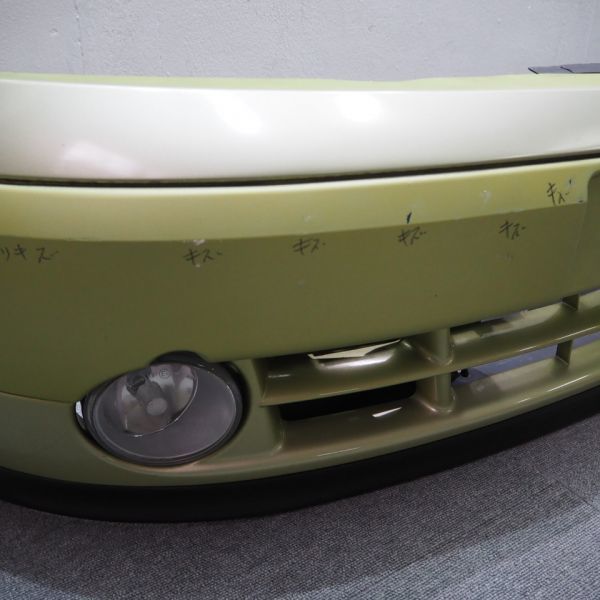 * stock disposal price * Renault Kangoo KCK4M original front bumper 8200152587 foglamp attaching . green 099 (S1K262)