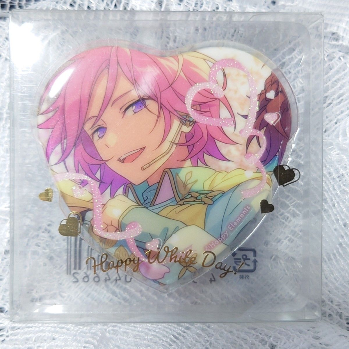 あんスタ ホワイトデー ハート 缶バッジ 桜河こはく ゲーム あんスタ ホワイトデー ハート 缶バッジ 桜河こはく ゲーム