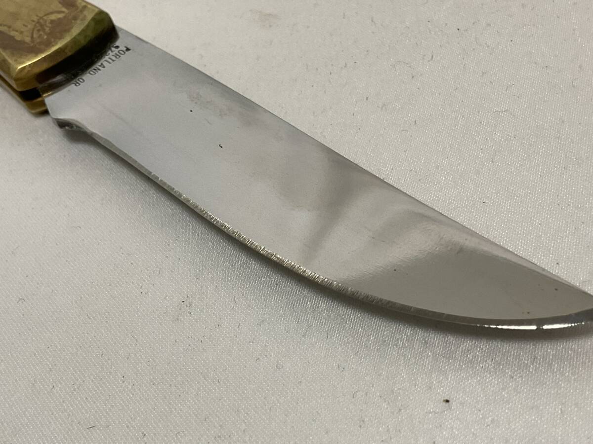 GERBER Legendary Blades ガーバー 折り畳みナイフ PORTLAND 97223 USA レザー収納ケース 外箱の画像7