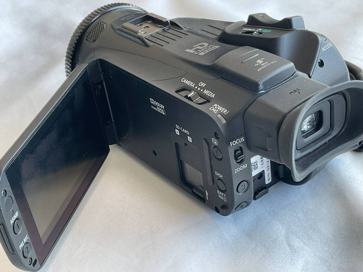 Canon HD CMOS PRO iVIS HFG40 デジタルビデオカメラ 本体 バッテリー×2 中古AV機器_画像5