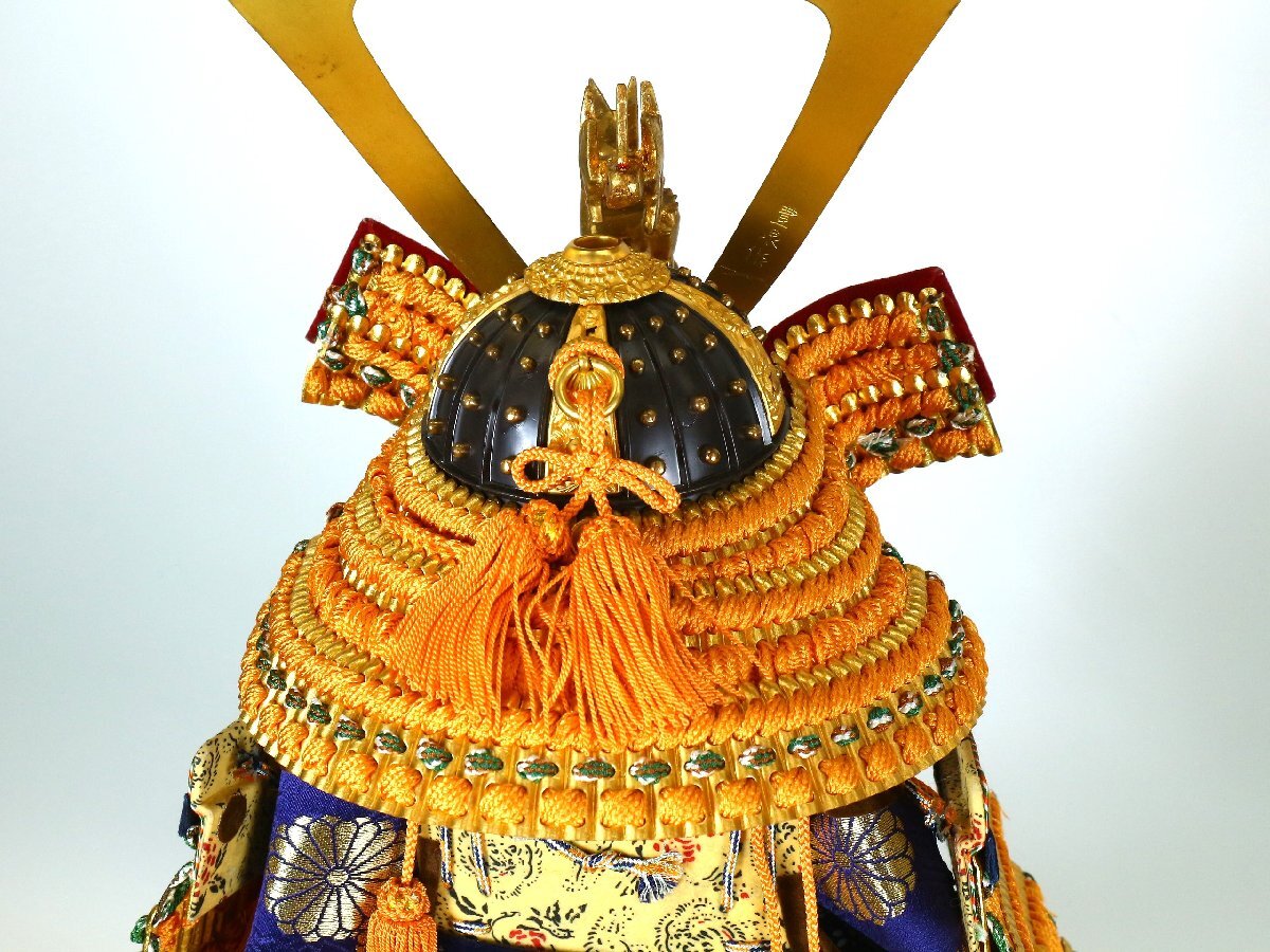京都 豊泉 作 緋威金箔押小札 大鎧 兜飾り 鎧飾り 端午の節句 五 京都 豊泉 作 緋威金箔押小札 大鎧 兜飾り 鎧飾り 端午の節句 五