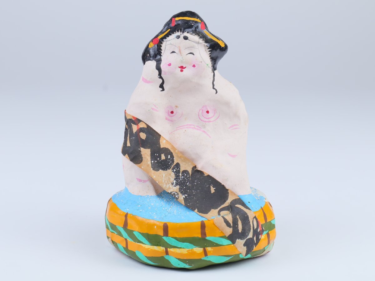 青森名玩 青森張子人形 福原英治郎 作 花魁の入浴 郷土玩具 青森 青森名玩 青森張子人形 福原英治郎 作 花魁の入浴 郷土玩具 青森