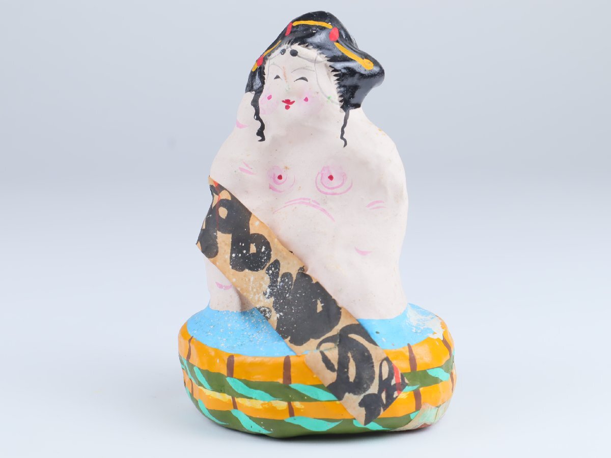 新品本物 作 福原英治郎 青森張子人形 青森名玩 花魁の入浴 青森 郷土玩具 その他
