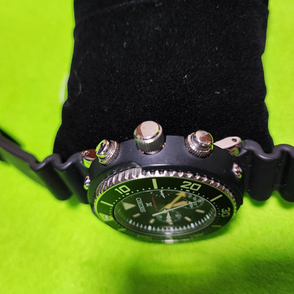 中古SEIKO セイコー PROSPEX プロスペックス ソーラー メンズ 腕時計 SBDL041 ダイバースキューバ LOWERCASE プロデュース 限定モデルの画像8