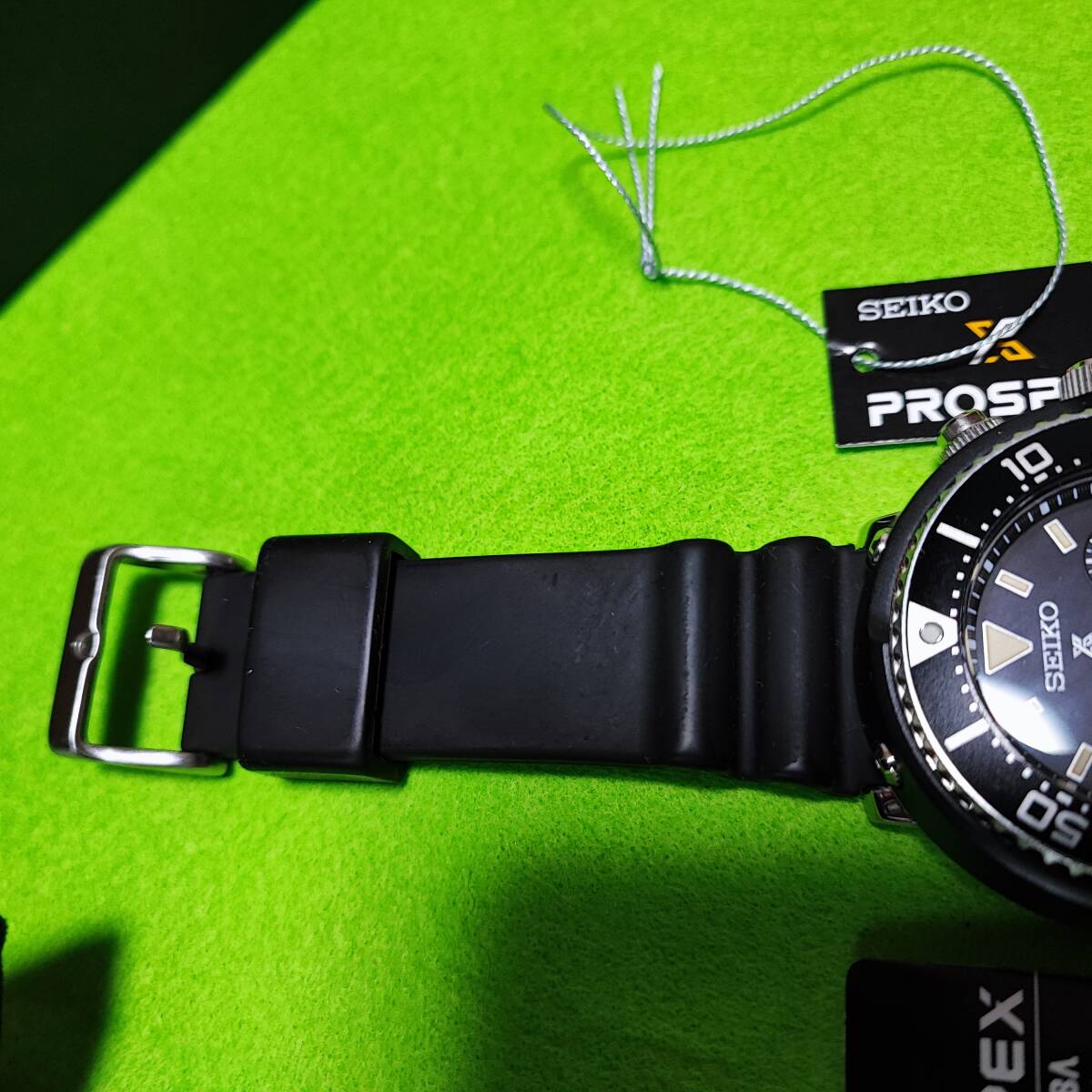中古SEIKO セイコー PROSPEX プロスペックス ソーラー メンズ 腕時計 SBDL041 ダイバースキューバ LOWERCASE プロデュース 限定モデルの画像9