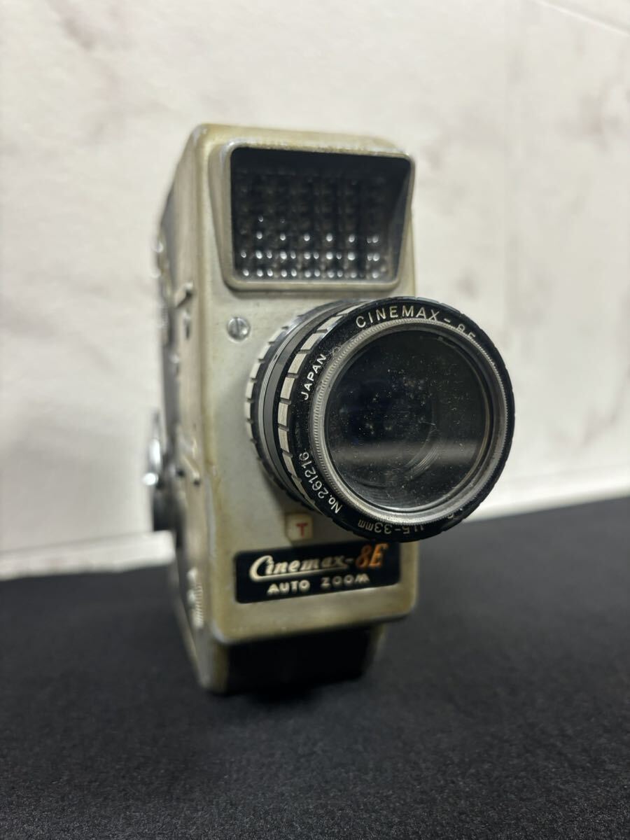 【ジャンク品】Cinemax-8E シネマックス ８E 8mm フィルム カメラ AUTO ZOOM F 1.8 11.5-33m a625 JAPAN 撮影 記録_画像1