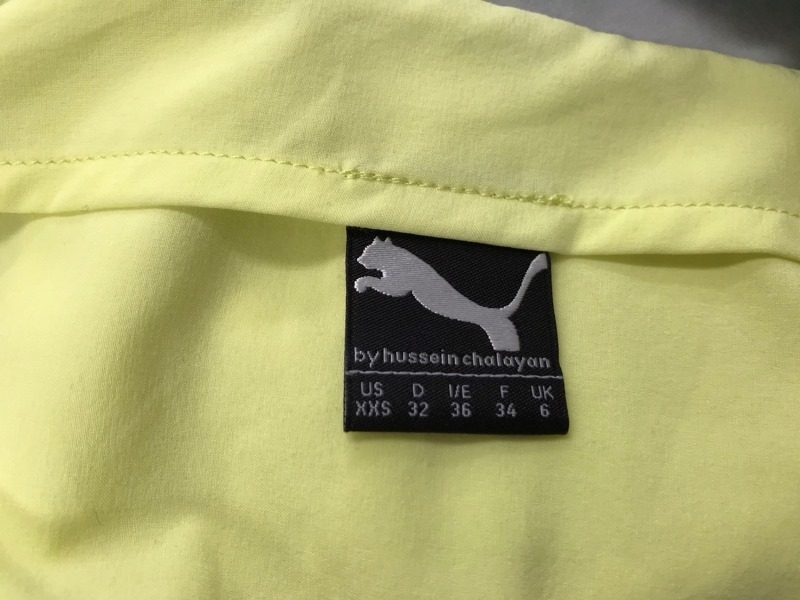 2347　【　ＰＵＭＡ　】スポーツウェア　ノースリーブワンピース　　サイズ：（US）XXS　色：イエローグレー_画像8