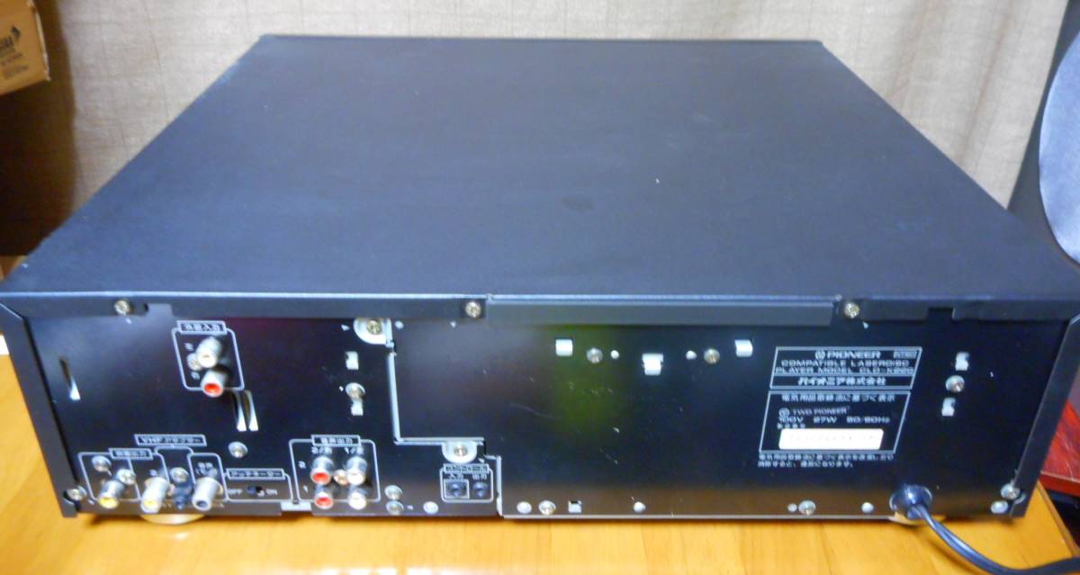 【美品】PIONEER パイオニア CLD-K22G 整備動作品　LD/CDプレーヤー カラオケレーザーディスクプレーヤー ※管AL650mi_画像10