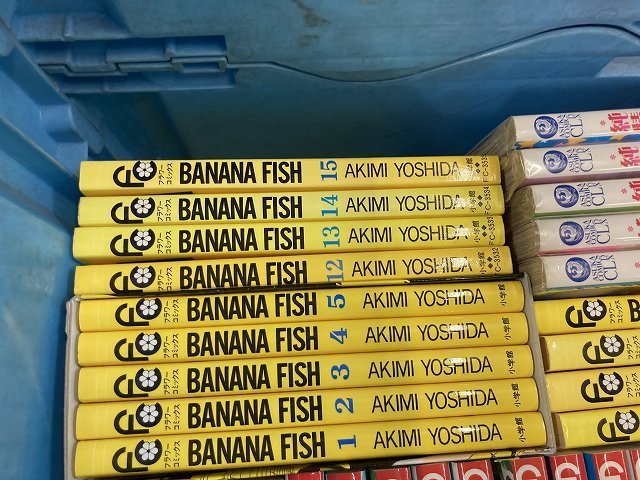 03-07-511 ◎BE 漫画 コミック まとめ売り 少女漫画 風光る BANANA FISH 純情ロマチカ など 不揃い 古本の画像3