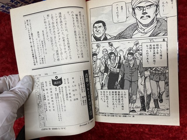 03-14-740 ◎BG 漫画コミック 青龍 ブルードラゴン 木内一雅 八坂考訓 ヤンマガ 1～17巻セット 青年漫画 中古品 古本の画像5