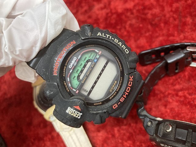 03-21-978 ◎BG 腕時計 リストウォッチ カシオ CASIO で腕時計 G-SHOCK　不動 まとめ売り 5点セット　中古品　_画像4