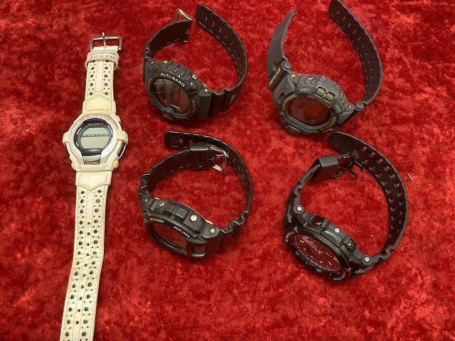 03-21-978 ◎BG 腕時計 リストウォッチ カシオ CASIO で腕時計 G-SHOCK　不動 まとめ売り 5点セット　中古品　_画像1