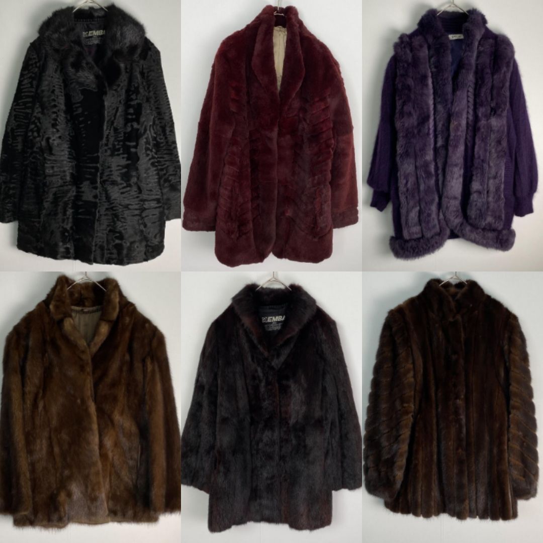 【毛皮　ファーコート　15着セット　福袋　古着　まとめ　EMBA　ミンク　フォックス　柄　SAI-FUR DAIFUR ロング丈　シェアード　奇抜】_画像3