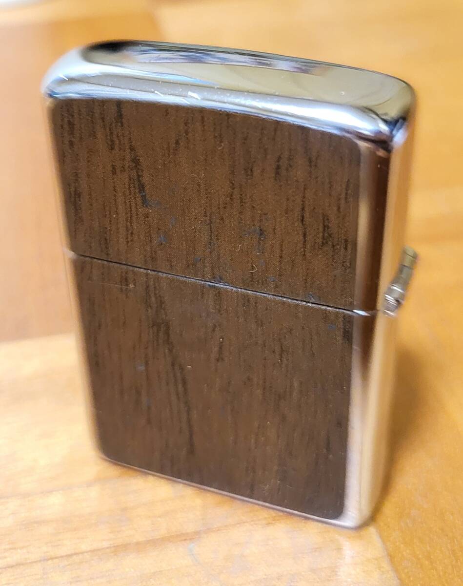 【1977年製】Zippo Woodgrain クロームポリッシュ ///　//_画像6