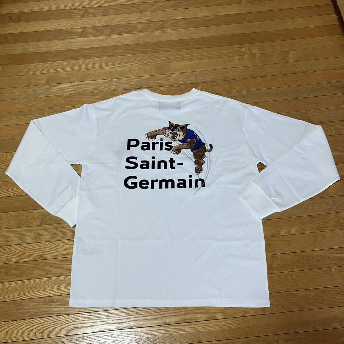 Paris Saint-Germain EDIFICE パリサンジェルマン 虎 刺繍 長袖 Tシャツ ロンT PSG Mサイズ 送料込_画像3